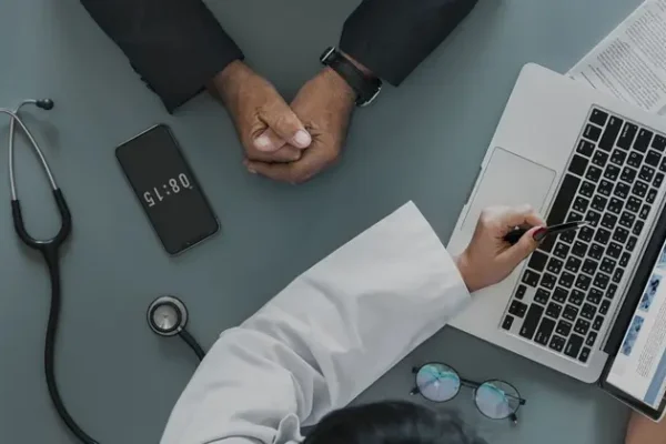 Healthcare professionals consultation